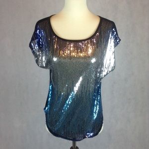 Sequin Ombré Top